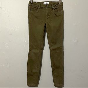Moss Green Women's Slim Pants
